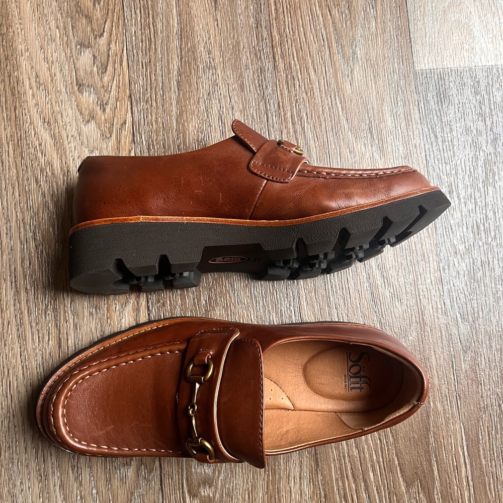 🤎 Sofft Leather Loafers – Size 9M 👞 - Picture 7 of 8
